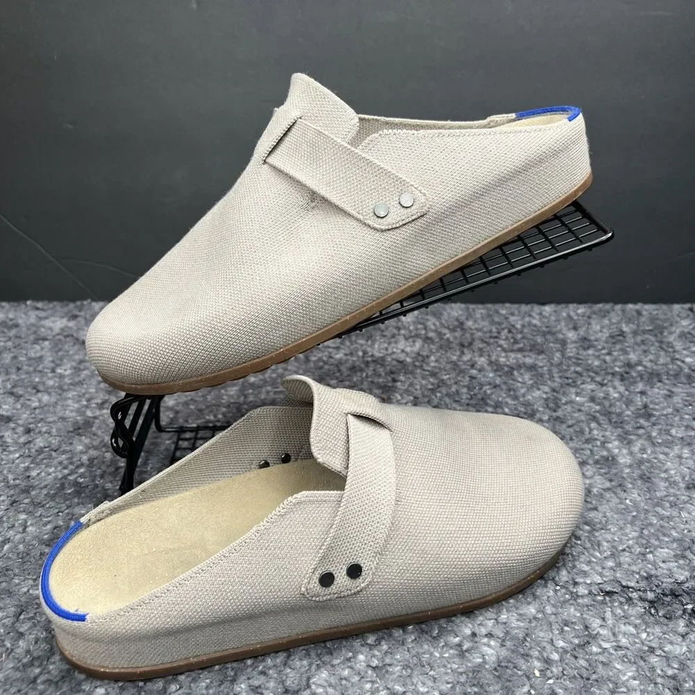 ROTHY'S The Men's Clog Dove (Taupe) Comfort Shoes  Men’s 11 Women’s 12 GUC